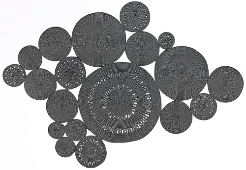 Tapete Patchwork Smoke Trançado