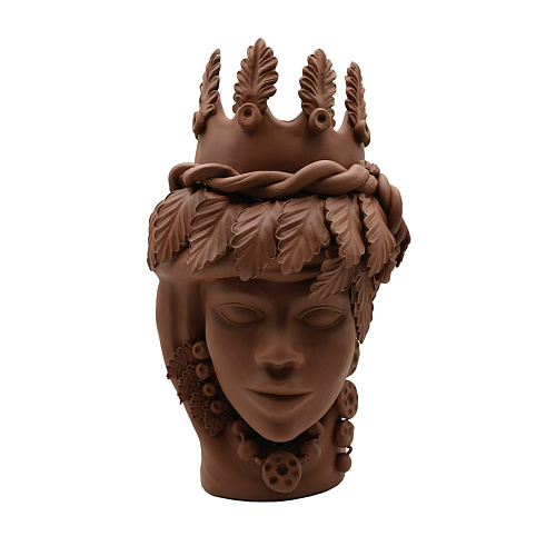 Escultura Moor's Head castanha