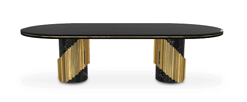 Mesa de Jantar Oval Currents