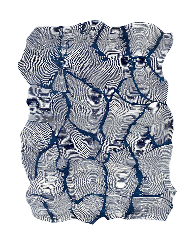 Tapete Designer Azul