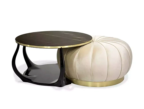 Mesa de Centro Mármore Sahara Noir Enlace