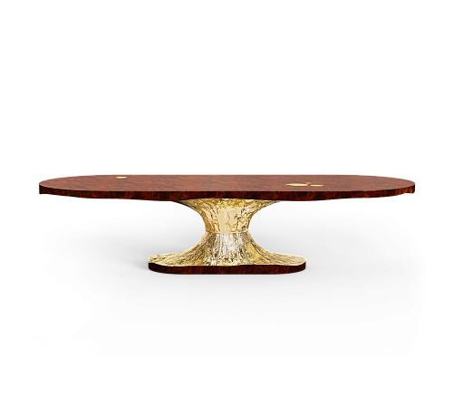 Mesa de Jantar Oval Luxe Evolution