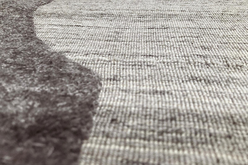 Tapete Flow 3 Feather Gray Tecido Plano