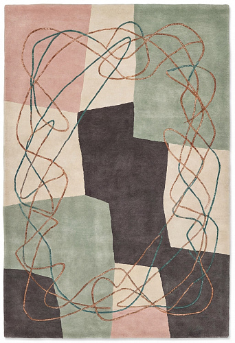 Tapete Muted Patchwork