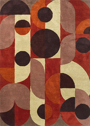 Tapete Decor Cosmo Vermelho Verde Pálido