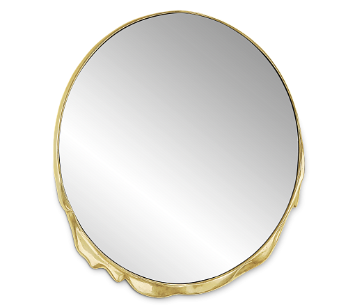 Espelho dourado lava