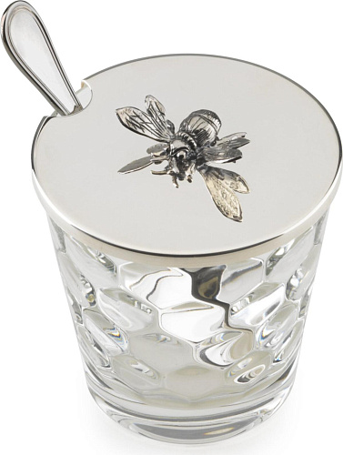 Recipiente para Mel em Forma de Colmeia