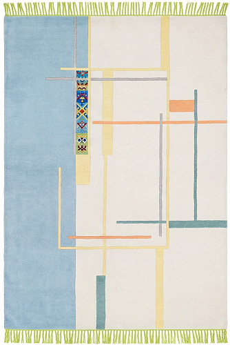 Tapete Linear Atlas Blue