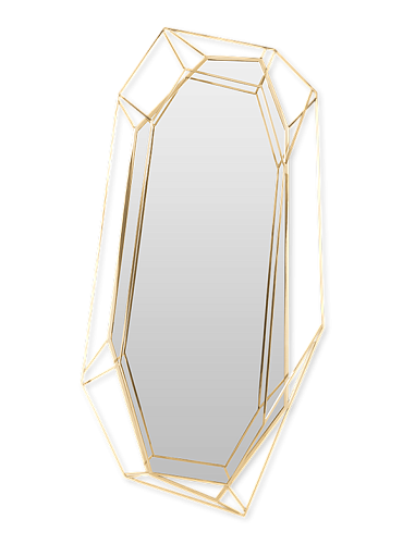 Espelho de parede grande Lustre