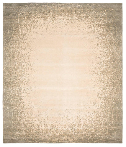 Tapete Ballpoint Art 6 Branco Cinzento