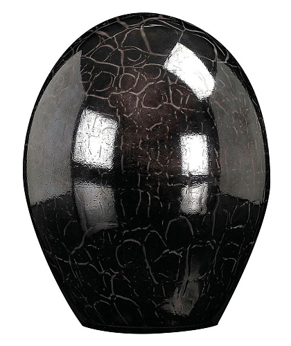 Ovo em Cristal Castanho Escuro