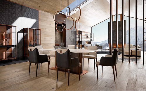 Cadeira Preta e Branca