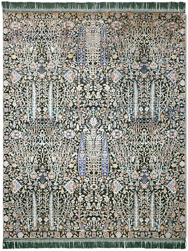 Tapete Pine Garden Verde Luxury