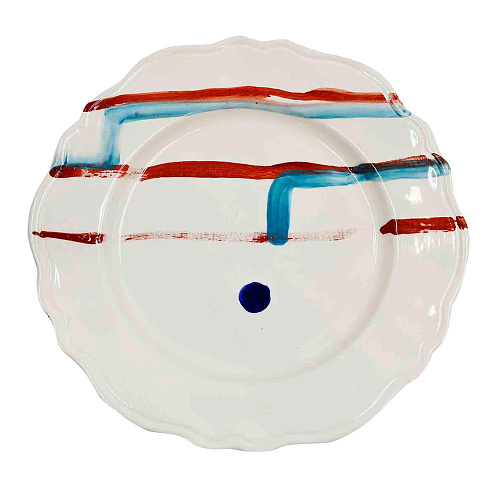 Prato cerâmico artesanal