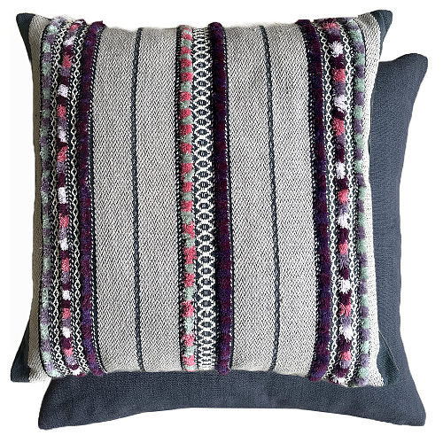 Almofada Mangala Aubergine 50 × 50