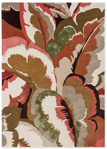 Tapete Calathea Âmbar/Rosewood Brasileiro