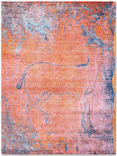 Tapete Antelope Tecido à Mão