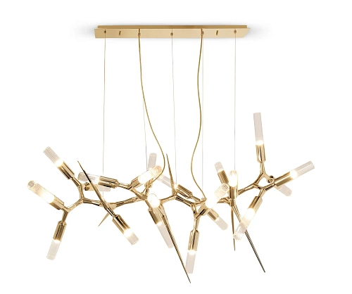 Candeeiro suspenso aresta cristal