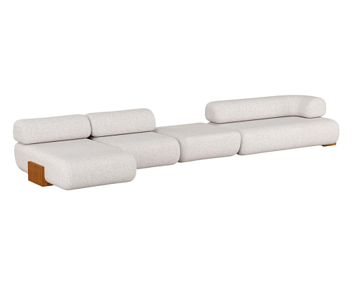 Sofá Modular em Madeira Carmel