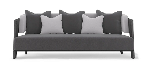 Sofá Crown cinzento