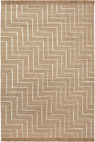 Tapete Flow 2 Natural Tecido Plano