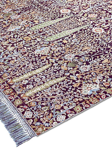 Tapete Pine Garden Roxo Luxury