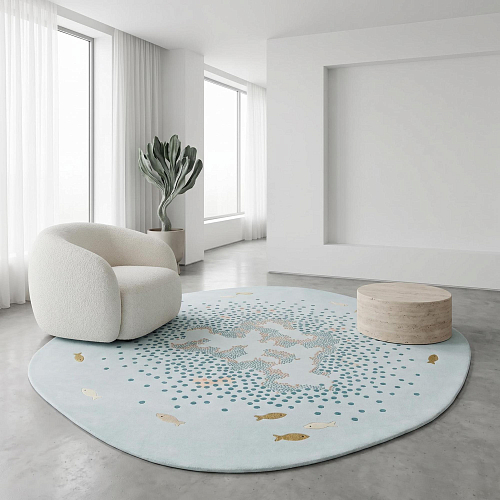 Tapete Halo Aqua
