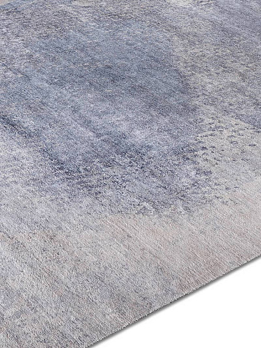 Tapete Silver Cinzento Feito à Mão