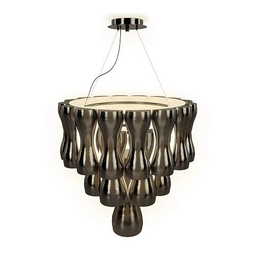 Candeeiro suspenso lustre Crown
