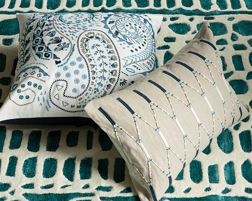 Almofada Lima Indigo 60 × 40