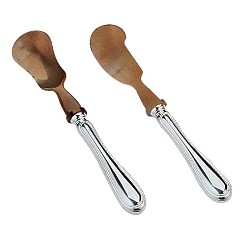 Conjunto de faca e colher para caviar