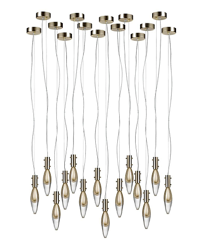 Suspensão Murano Drops de 14 Lâmpadas