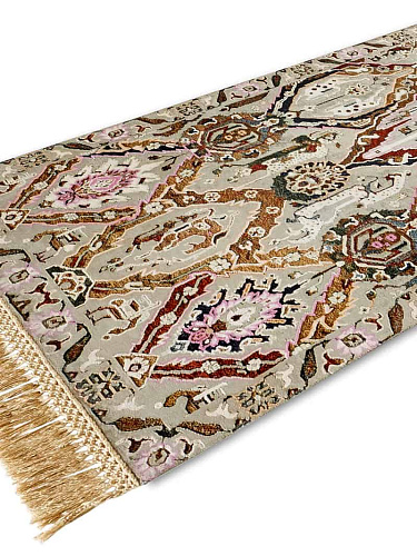 Tapete KavaBagh Verde Feito à Mão Luxury