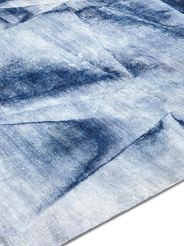 Tapete Navy Azul Feito à Mão