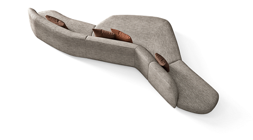 Sofá Modular com Pés Ocultos