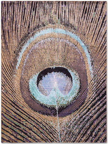 Tapete Feathers Feito à Mão Luxury