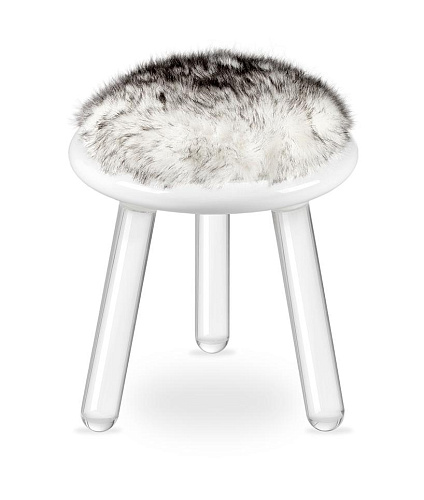 Banquinho urso branco Mirage