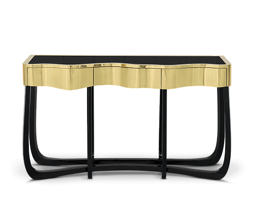 Consola Dourada Serpentine