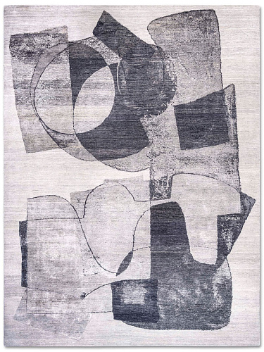 Tapete Preto e Branco Luxury Feito à Mão