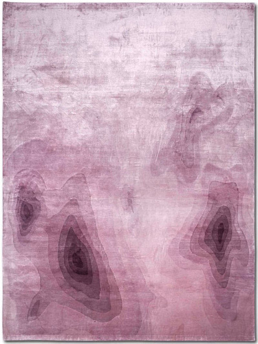 Tapete Ocean Lilás Luxury Feito à Mão