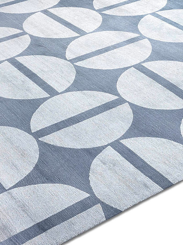 Tapete Prateado Feito à Mão