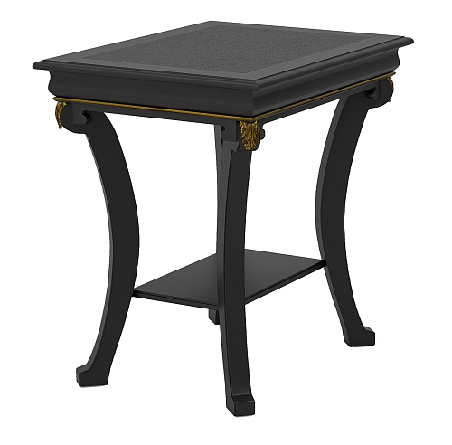Mesa de Apoio com Tampo em Pele