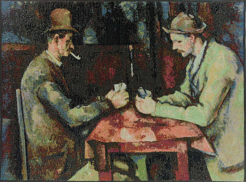 Tapeçaria jogadores de cartas, Cezanne