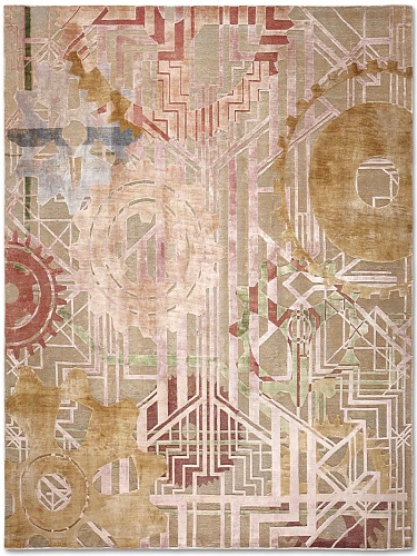 Tapete Quiet Color Feito à Mão Luxury