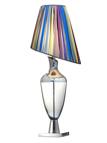 Candeeiro de Mesa em Murano Fumé Multicolor