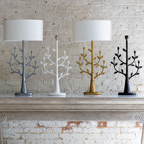 Candeeiro de Mesa Millana com Acabamento Prateado