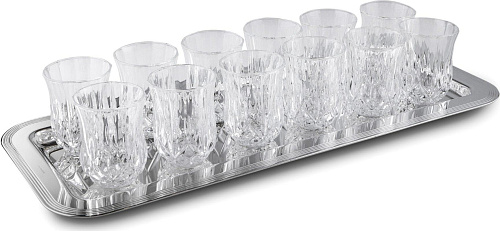 Conjunto de 12 Copos com Tabuleiro