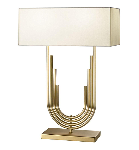 Candeeiro de Mesa Neoclássico em Ouro Envelhecido