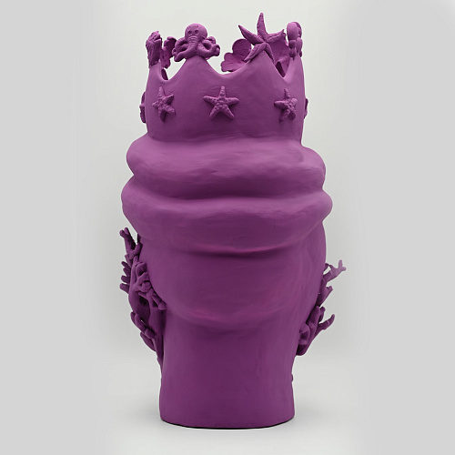 Escultura Moor's Head roxa