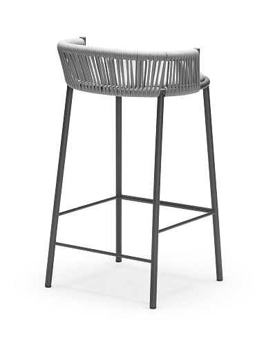 Banco de Bar para Exterior Millie SG-65 Cinzento